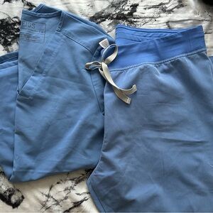 FIGS Kids Sky Blue Drawstring Joggers